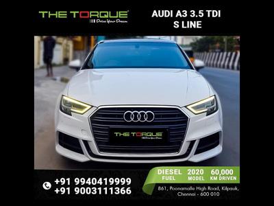 Used 2020 Audi A3 [2014-2017] 35 TDI Technology + Sunroof for sale at Rs. 24,50,000 in Chennai