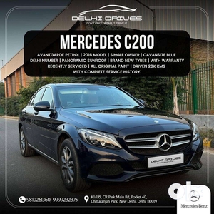 Mercedes-Benz C-Class C 200, 2016, Petrol