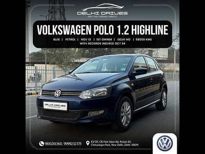 Used 2013 Volkswagen Polo [2012-2014] Highline1.2L (P) for sale at Rs. 3,99,000 in Delhi