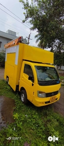 A newly modified food truck of a well maintained TATA Ace