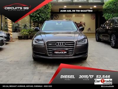 Used 2015 Audi A8 L [2014-2018] 50 TDI for sale at Rs. 45,00,000 in Chennai