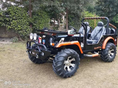 Dashing open Modified Jeep ready by Happy Jeep Motor's home delivery