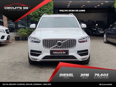 Used 2016 Volvo XC90 [2007-2015] D5 AWD for sale at Rs. 46,00,000 in Chennai