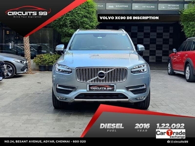 Used 2016 Volvo XC90 [2015-2021] Momentum Luxury [2015-2020] for sale at Rs. 39,00,000 in Chennai