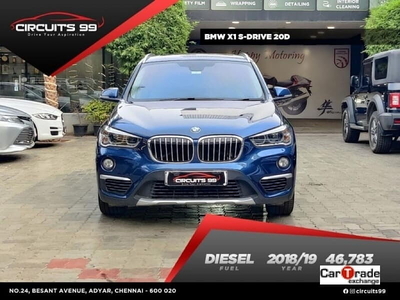 Used 2018 BMW X1 [2016-2020] sDrive20d Expedition for sale at Rs. 28,00,000 in Chennai