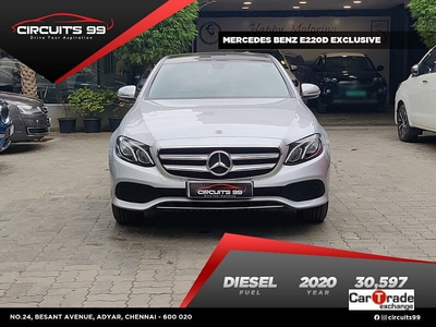Used 2020 Mercedes-Benz E-Class [2017-2021] E 220 d Avantgarde for sale at Rs. 57,00,000 in Chennai
