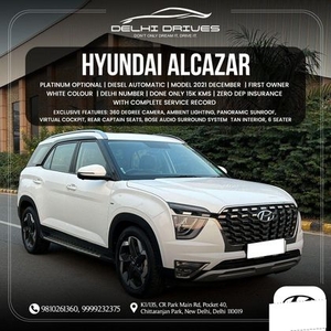 2021 Hyundai Alcazar Platinum (O) Diesel AT BSVI