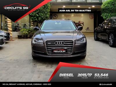 Used 2015 Audi A8 L [2014-2018] 50 TDI for sale at Rs. 45,00,000 in Chennai