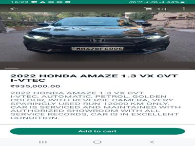 Honda Amaze VX CVT BSVI