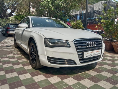 Used 2014 Audi A8 L [2011-2014] 3.0 TDI quattro for sale at Rs. 23,00,000 in Navi Mumbai