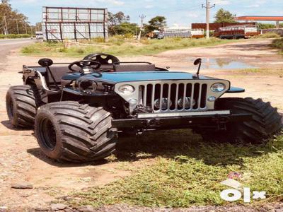 willys jeep modified by Bombay Jeeps Open jeep Mahindra jeep MODIFIED