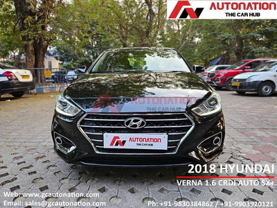 Used 2018 Hyundai Verna [2017-2020] SX Plus 1.6 CRDi AT for sale at Rs. 9,45,000 in Kolkat