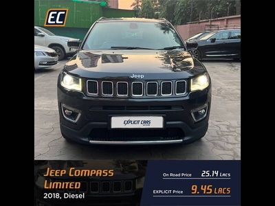 Used 2018 Jeep Compass [2017-2021] Limited 2.0 Diesel [2017-2020] for sale at Rs. 9,21,000 in Kolkat