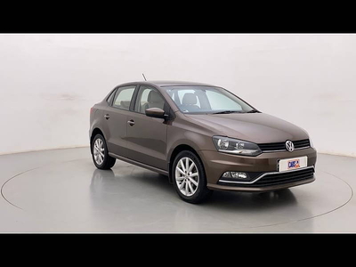 Used 2018 Volkswagen Ameo Highline Plus 1.5L AT (D)16 Alloy for sale at Rs. 6,01,300 in Bangalo