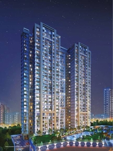 1100 sq ft 2 BHK 2T West facing Apartment for sale at Rs 1.25 crore in Cosmos Horizon 19th floor in Thane West, Mumbai