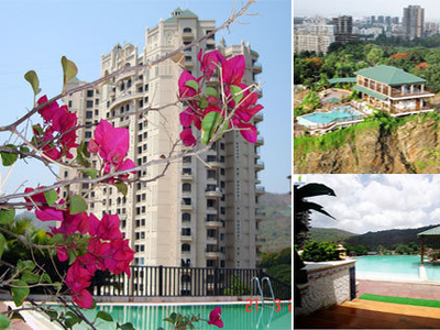 1340 sq ft 3 BHK 2T West facing Apartment for sale at Rs 1.75 crore in Neelkanth Greens 16th floor in Thane West, Mumbai