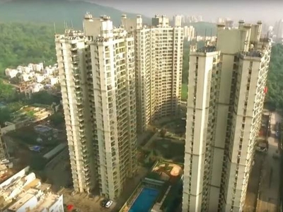 1628 sq ft 3 BHK 3T West facing Apartment for sale at Rs 2.00 crore in Neelkanth Green Maple 20th floor in Thane West, Mumbai