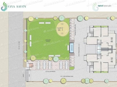 2025 sq ft 3 BHK 3T Apartment for sale at Rs 1.40 crore in Viva Savoy in Sola, Ahmedabad