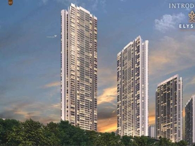 3200 sq ft 4 BHK 4T West facing Apartment for sale at Rs 6.00 crore in Oberoi realty Elysian tower B 15th floor in Goregaon East, Mumbai