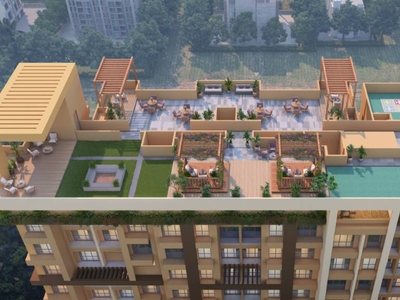 550 sq ft 1 BHK 2T East facing Apartment for sale at Rs 54.06 lacs in Squarefeet Green Square Bldg 2 in Thane West, Mumbai
