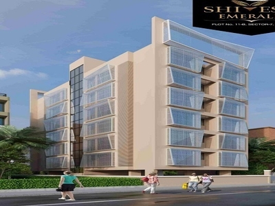 650 sq ft 1 BHK 2T West facing Apartment for sale at Rs 85.00 lacs in Airoli Sector 7 1th floor in Airoli, Mumbai