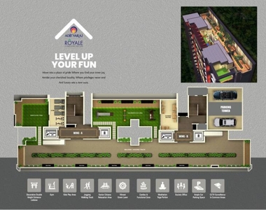 670 sq ft 2 BHK 2T NorthEast facing Apartment for sale at Rs 92.00 lacs in Adityaraj Royale in Vikhroli, Mumbai