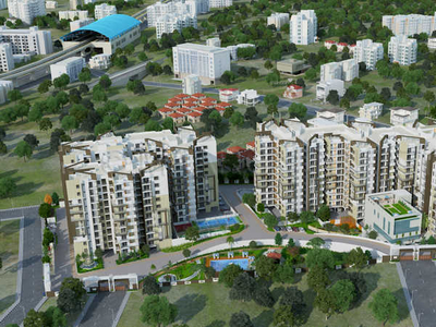 1238 sq ft 2 BHK 2T Apartment for sale at Rs 95.00 lacs in KRS Pioneer KRS Park Royal Wing 2 in Kengeri, Bangalore