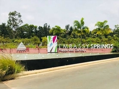 3485 sq ft Completed property Plot for sale at Rs 1.39 crore in Embassy Springs Plots in Devanahalli, Bangalore