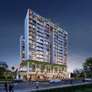 587 sq ft 2 BHK Apartment for sale at Rs 96.47 lacs in Millennium Flora in Panvel, Mumbai