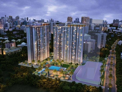 867 sq ft 2 BHK 2T East facing Apartment for sale at Rs 1.40 crore in Wadhwa Courtyard Rozanne 9th floor in Thane West, Mumbai