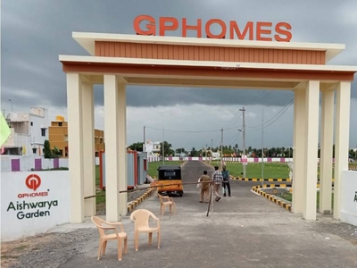1000 sq ft North facing Plot for sale at Rs 30.00 lacs in GP Homes GP Homes Aishwarya Garden in Thirunindravur, Chennai