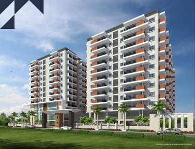 1251 sq ft 2 BHK Under Construction property Apartment for sale at Rs 86.32 lacs in MRKR Meda Prestige in Miyapur, Hyderabad
