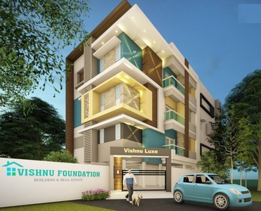 1331 sq ft 3 BHK Under Construction property Apartment for sale at Rs 79.86 lacs in Vishnu Luxe Flats in Sembakkam, Chennai