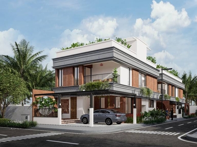 1936 sq ft 3 BHK 3T East facing Villa for sale at Rs 1.56 crore in Project in Siruseri, Chennai