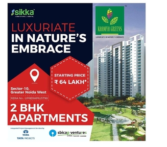 Sikkaa Kaamya Green 2 bhk luxury dream homes in Sector 10