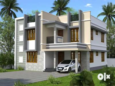 Silver spring Villas-Perumbavoor Town Near by, 2200 sqft, 6 cent.