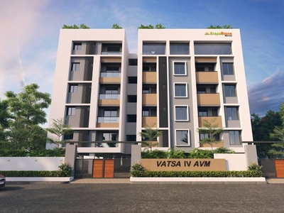 1021 sq ft 2 BHK Under Construction property Apartment for sale at Rs 68.00 lacs in StepsStone Vatsa 4 AVM in Kattupakkam, Chennai