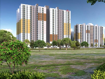 1031 sq ft 2 BHK Launch property Apartment for sale at Rs 76.00 lacs in Navins Maple Sky Residences at Navin s Starwood Towers in Vengaivasal, Chennai
