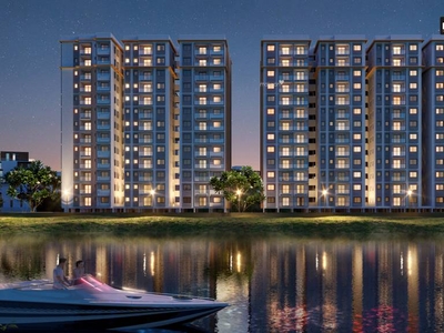 1047 sq ft 2 BHK 2T Apartment for sale at Rs 78.67 lacs in Ramky RWD Waterfront in Kolathur, Chennai