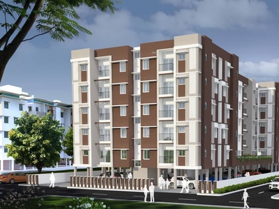 1100 sq ft 3 BHK 2T Completed property Apartment for sale at Rs 82.04 lacs in Arun Excello Sharada in Sholinganallur, Chennai