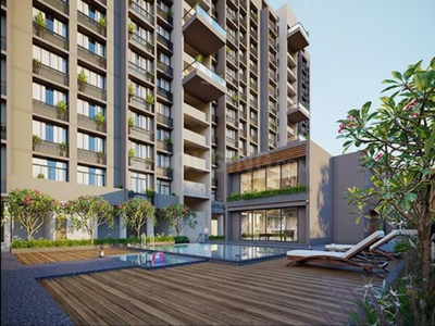 1230 sq ft 2 BHK 1T NorthWest facing Apartment for sale at Rs 58.00 lacs in Aaryan Aviskaar in Shela, Ahmedabad
