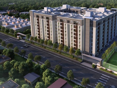 1255 sq ft 3 BHK 2T South facing Apartment for sale at Rs 96.00 lacs in TVS TVS Emerald Atrium in Perungalathur, Chennai