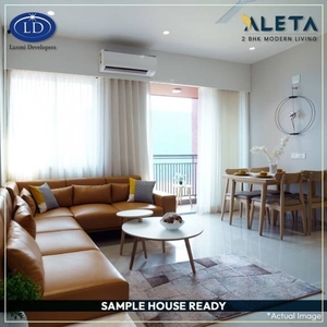 1305 sq ft 2 BHK 2T East facing Apartment for sale at Rs 61.00 lacs in Laxmi ALETA Modern Living in Jagatpur, Ahmedabad
