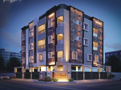 1425 sq ft 3 BHK Under Construction property Apartment for sale at Rs 1.53 crore in Vinoth Vinita in Virugambakkam, Chennai