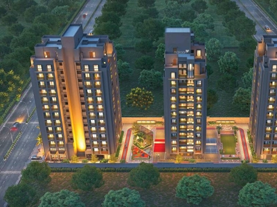1935 sq ft 3 BHK 3T NorthEast facing Apartment for sale at Rs 92.55 lacs in H N Shivalay Sattva in Shilaj, Ahmedabad