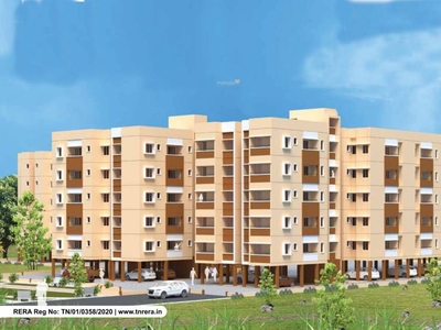 650 sq ft 2 BHK 2T Apartment for sale at Rs 34.45 lacs in Arun Excello Sindhuraa in Siruseri, Chennai