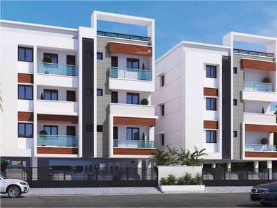 793 sq ft 2 BHK Under Construction property Apartment for sale at Rs 90.25 lacs in Steps Stone Anans in Perungudi, Chennai