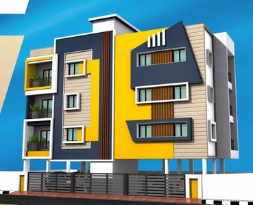 836 sq ft 2 BHK Apartment for sale at Rs 56.42 lacs in Bharathi Sai Estelle in Selaiyur, Chennai