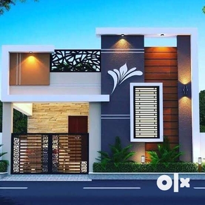 2 bhk house with modler kitchen nd pop nd etc