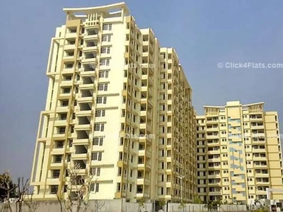3 BHK apartment with servant room and attached bathroom.
